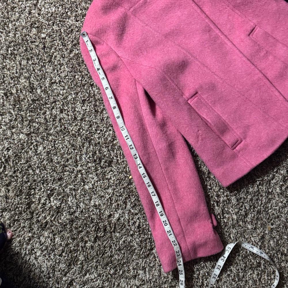Mario Bellucci for Banana Republic Pink Blazer Satin Lining Beautiful Classic - Picture 15 of 16
